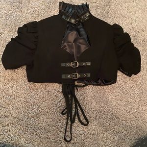 Heavy Red couture bolero